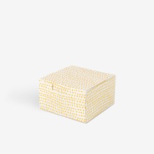 (달걀포장)노랑 잔잔 박스XS (1세트5개)-최소4세트주문