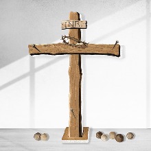 부활절 공간 데코 부직포-십자가
