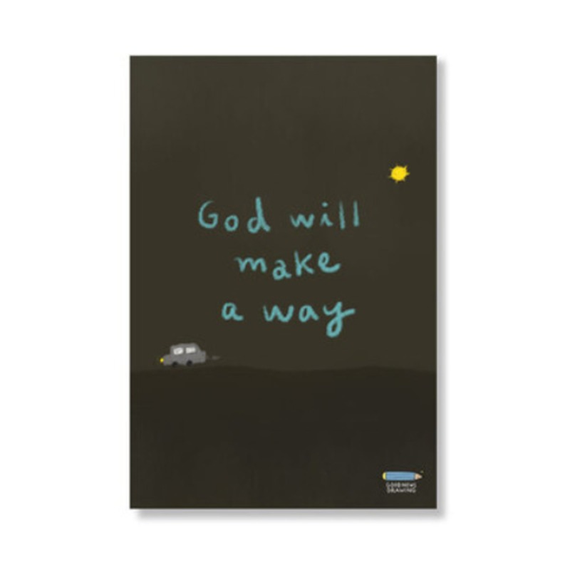 Post Card-God will make a way