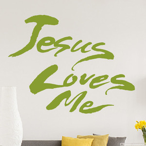 (말씀 스티커)JESUS LOVES ME2