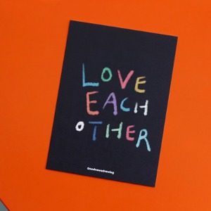 Postcard_ Love each other