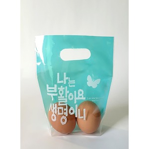 부활 손잡이비닐가방 24- 민트나비 20매