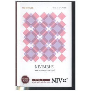 NIV BIBLE(중/레드와인/색인/단본/무지퍼)