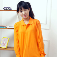 PK 폴로 긴팔 티셔츠(오렌지)