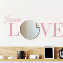 (거울 스티커)JESUS LOVE