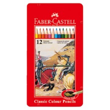 9000 파버카스텔 틴케이스 일반 12색 색연필
