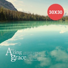 포토캔버스액자 - Amazing grace1 (30x30사이즈)