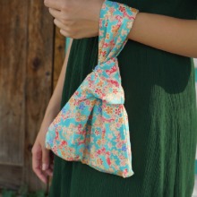 미니 손가방 패턴-꽃무늬 귀여운가방