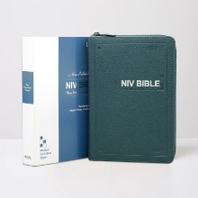 아가페 영문 NIV BIBLE(중/다크블루/단본/지퍼)